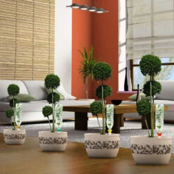 Cône D'Arrosage D'absence : 30 à 40 Cm 20 Cl - M, Vert - Pack 3+1 -Ryobi Jardin Boutique 177131 008