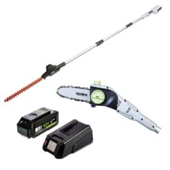 Taille-haies élagueur 2en1 Avec Batterie Lithium 40v 2.5 Ah + Chargeur Warrior