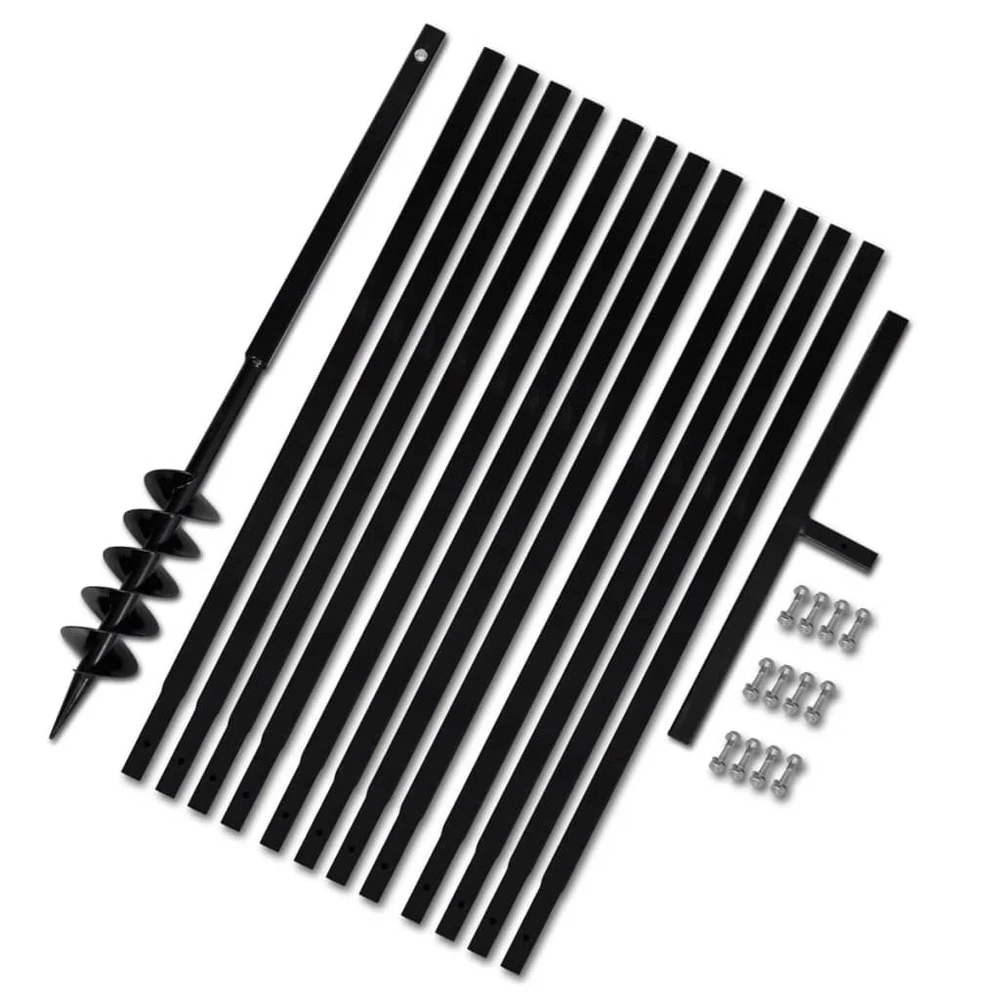 VIDAXL Bêche Et Tarière Manuelle 100 Mm Avec Rallonge Mèche Tarière 13 M 1 VIDAXL Bêche Et Tarière Manuelle 100 Mm Avec Rallonge Mèche Tarière 13 M