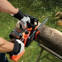 Black & Decker Tronçonneuse à Batterie Lithium-ion18v 2.0 Ah Guide Lame 25 Cm Gkc1825l20 -Ryobi Jardin Boutique 63319b5fc2f7b0.04268996