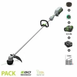 Pack Coupe Bordure Sans Fil Ego Power à Tête De Coupe 33 Cm Batterie Lithium 56v 2,5 Ah Et Chargeur - St1300e