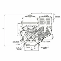 Moteur Honda Gx390 13 Cv Avec Sortie Horizontale 389 Cm3 Qhb1 -Ryobi Jardin Boutique 63503eceace644.35247293