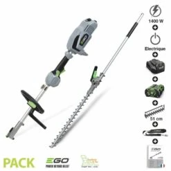 Pack Taille Haie Sur Perche à Batterie Et Chargeur Inclus Ego Power+ Ph1400 Hta