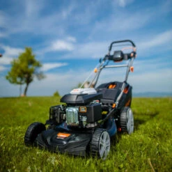 Tondeuse Mulching Démarrage électrique 173cc Lame 50cm Villager Falcon 5111t-es -Ryobi Jardin Boutique 638fb466610573.50355714