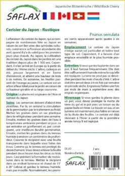 Kit De Culture - Cerisier Du Japon - 30 Graines - Prunus Serrulata -Ryobi Jardin Boutique 64064157603ec8.18852446