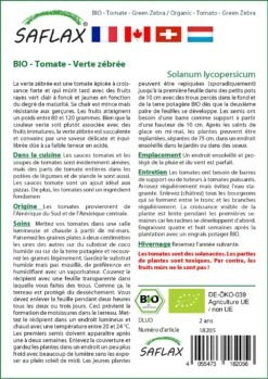 Kit De Culture - Bio - Tomate - Verte Zébrée - 10 Graines - Solanum Lycopersicum 9 Kit De Culture - Bio - Tomate - Verte Zébrée - 10 Graines - Solanum Lycopersicum -Ryobi Jardin Boutique 640641b0524e49.03619157