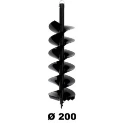 Mèche Semi-professionnelle ø 200 Mm Pour Tarière Thermique