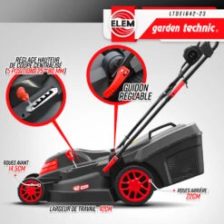 Tondeuse à Gazon électrique 1800w - 42cm - Elem Garden -Ryobi Jardin Boutique 643d9e416b57e1.27302122