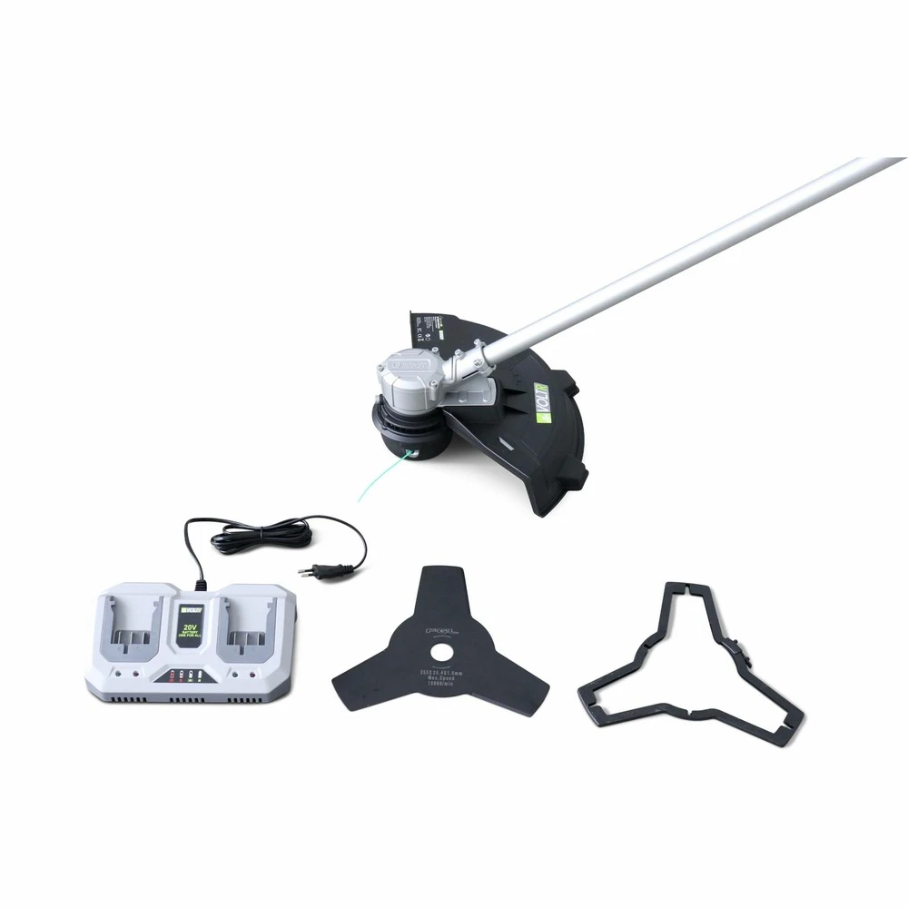 Voltr 36v – Débroussailleuse ø38cm Sans Fil – Avec 2 Batteries Litihium 2.0ah + Double Chargeur Charge Rapide. 1 Bobine Double Fil 6 Voltr 36v – Débroussailleuse ø38cm Sans Fil – Avec 2 Batteries Litihium 2.0ah + Double Chargeur Charge Rapide. 1 Bobine Double Fil – Image 6