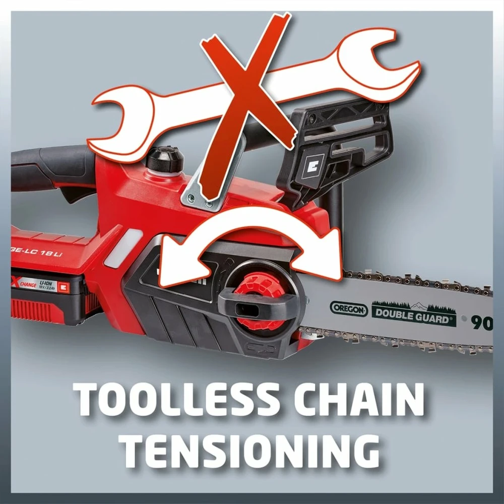 Einhell Tronçonneuse Sans Fil Ge-lc 18 Li Kit 4501760 4 Einhell Tronçonneuse Sans Fil Ge-lc 18 Li Kit 4501760 – Image 4