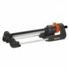 Gardena Arroseur Oscillant Aqua M – Surface 250m² – Portée 18m Max – Résistant Uv Et Gel – Garantie 5 Ans (18702-20)