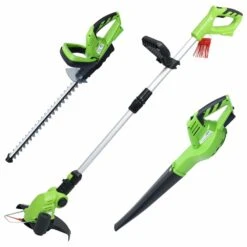 VIDAXL Tondeuse à Gazon Sans Fil Et Jeu D'outils électriques De Jardin -Ryobi Jardin Boutique 645ce73780b980.73585875