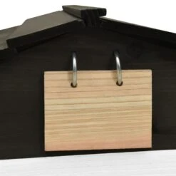 VIDAXL Garage De Tondeuse à Gazon Noir Et Blanc 78x74x54 Cm Sapin -Ryobi Jardin Boutique 6480d35b3cb593.19005641