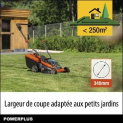 Tondeuse A Gazon A Batterie 20v 34 Cm De Coupe Powdpglws1 - Batterie 4ah Et Chargeur Inclus - Moteur Brushless -Ryobi Jardin Boutique 648317fa842f86.76598516