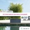 Kit Brise-vue Balcon Bambou Campbell 10 L