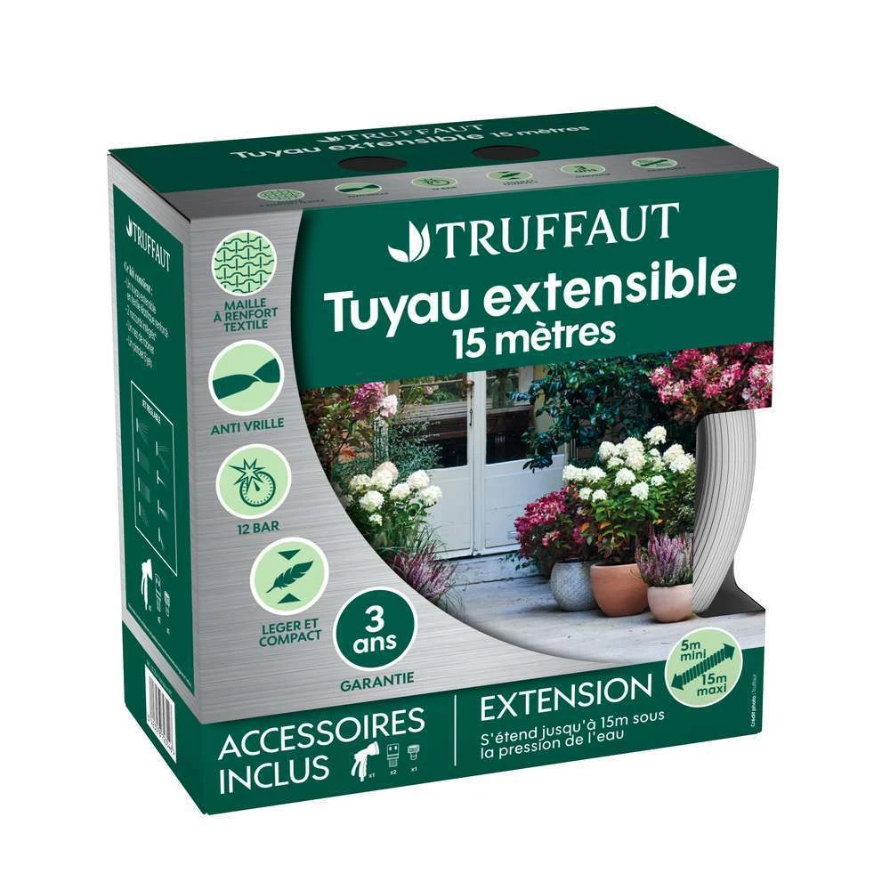 Tuyau D'arrosage Extensible 15m 1 Tuyau D'arrosage Extensible 15m